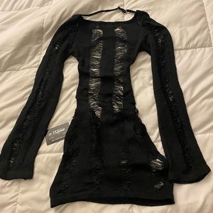 Umbra Shredded mini dress
